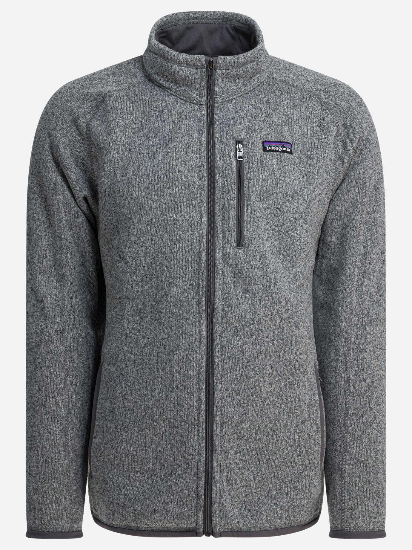 Giacche in pile Logo  Grigio - Patagonia Uomo | PDP | VIETTI Online Store | Zoom-Modal
