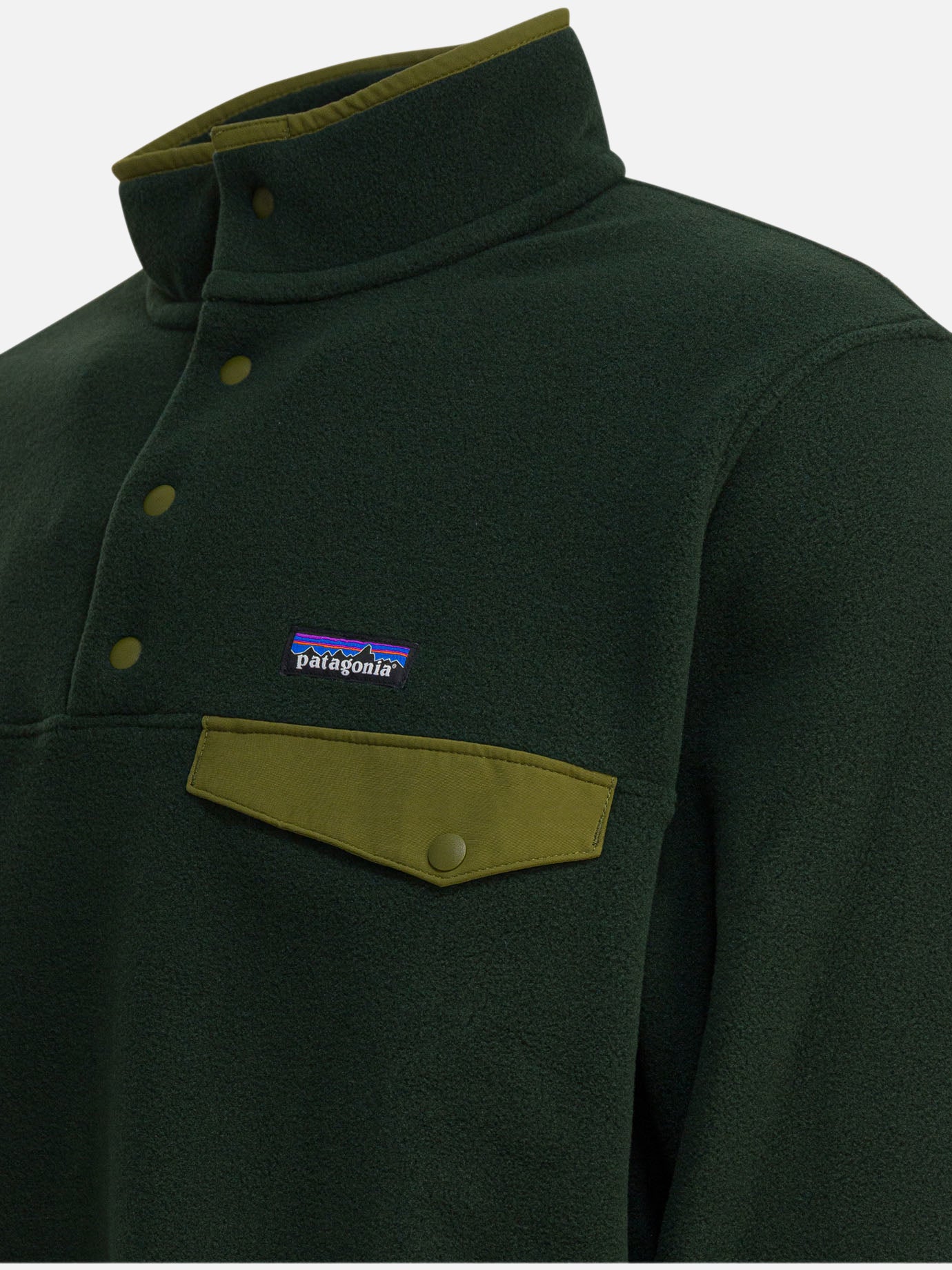 Fleece jackets Logo  Green - Patagonia Men | PDP | VIETTI Online Store | thumbnail_4