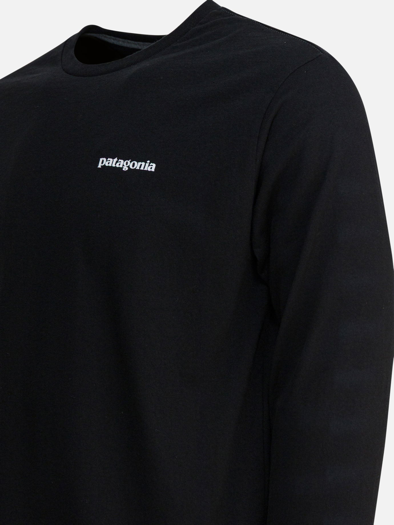 T-shirt girocollo Logo  Nero - Patagonia Uomo | PDP | VIETTI Online Store | Zoom-Modal_4
