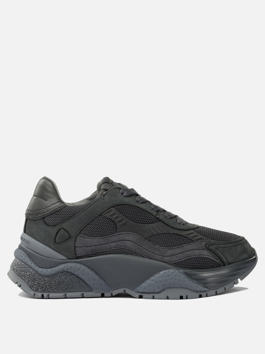 Low top sneakers 50% fabric 40% calf leather 10% goat leather - 100% rubber  Black - Philippe Model Paris Women | PLP | VIETTI Online Store 
