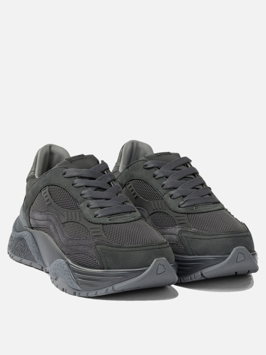 Low top sneakers 50% fabric 40% calf leather 10% goat leather - 100% rubber  Black - Philippe Model Paris Women | PLP | VIETTI Online Store | 2
