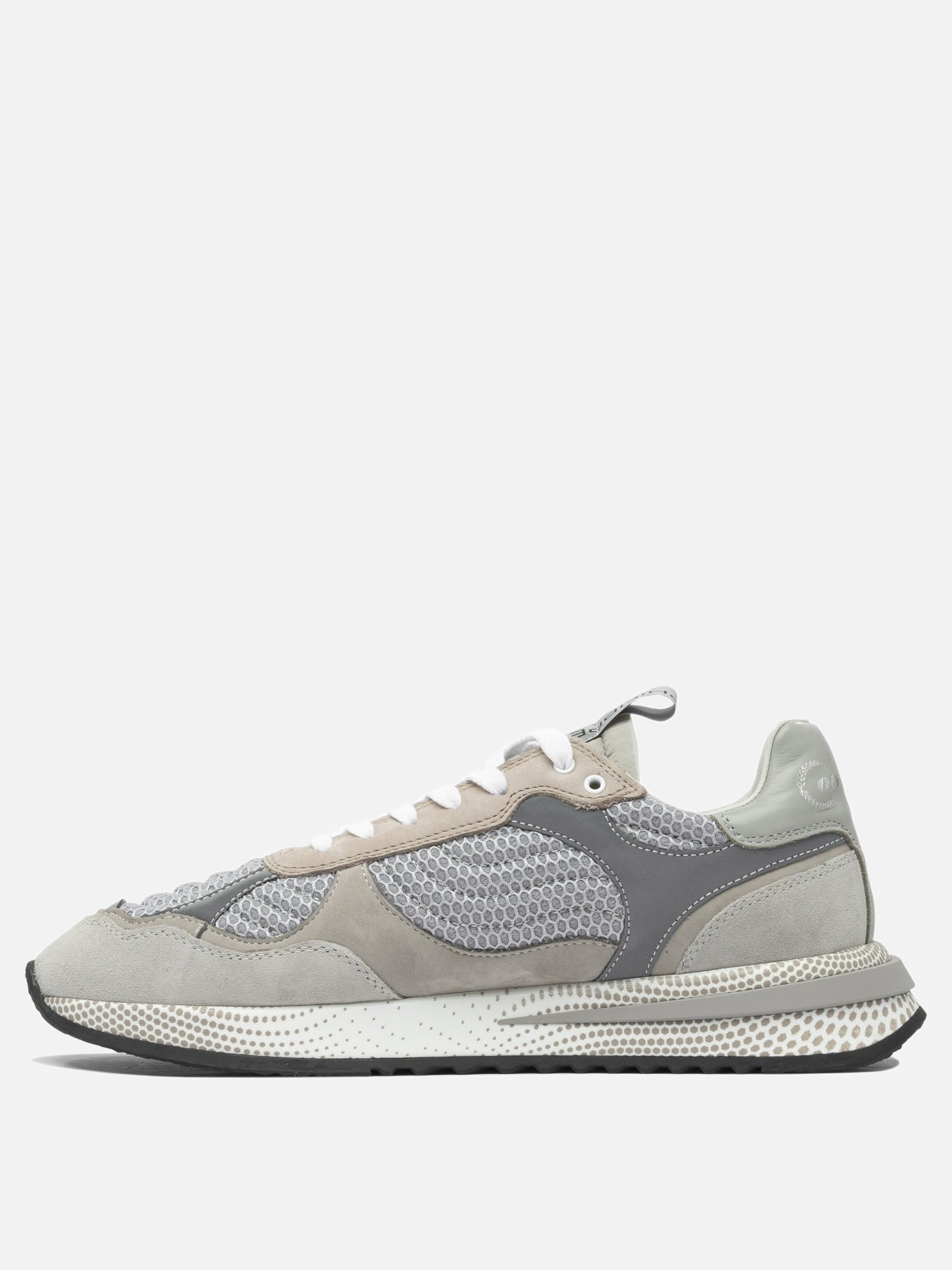 Low top sneakers 80% suede 20% mesh - 100% rubber  Grey - Philippe Model Paris Men | PDP | VIETTI Online Store | Zoom-Modal_3
