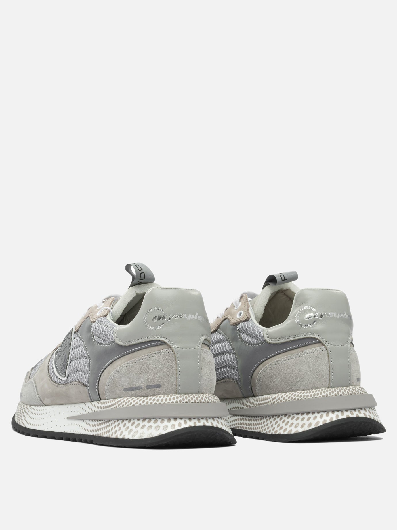 Low top sneakers 80% suede 20% mesh - 100% rubber  Grey - Philippe Model Paris Men | PDP | VIETTI Online Store | Zoom-Modal_4
