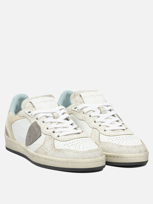 Low top sneakers 100% leather - 100% rubber  Beige - Philippe Model Paris Women | PLP | VIETTI Online Store | 2
