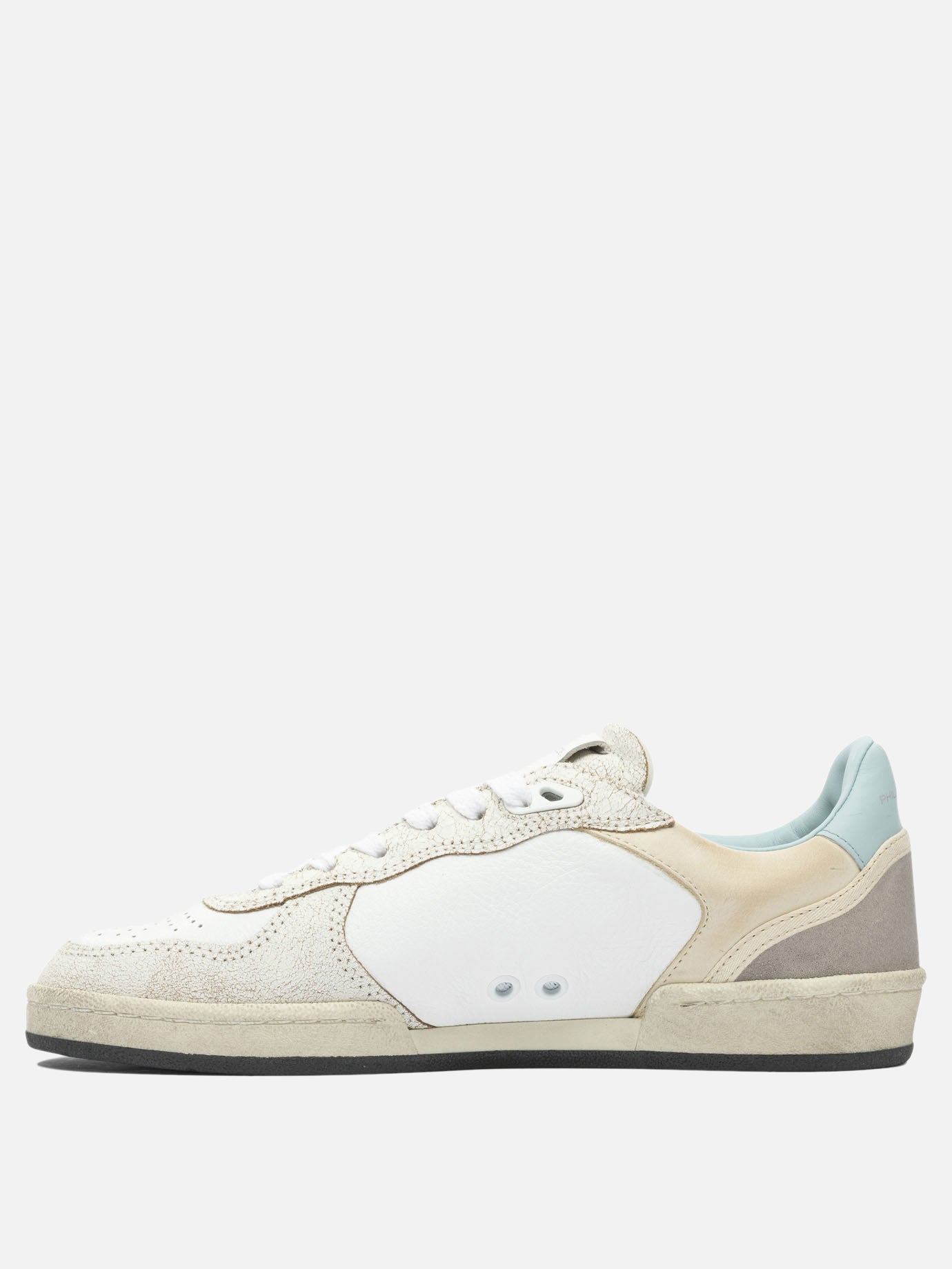 Low top sneakers 100% leather - 100% rubber  Beige - Philippe Model Paris Women | PDP | VIETTI Online Store | thumbnail_3