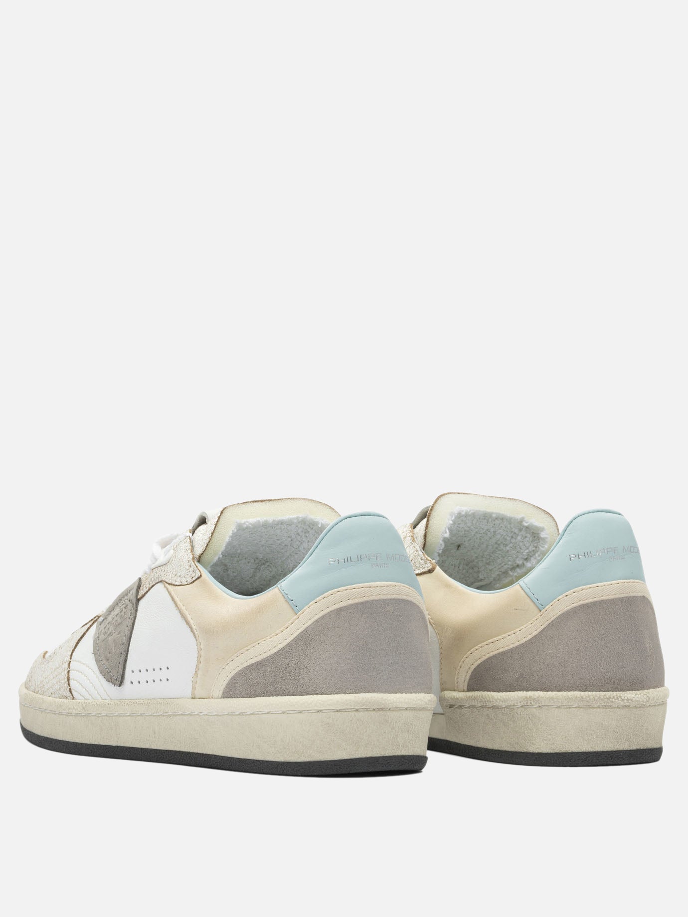 Low top sneakers 100% leather - 100% rubber  Beige - Philippe Model Paris Women | PDP | VIETTI Online Store | Zoom-Modal_4
