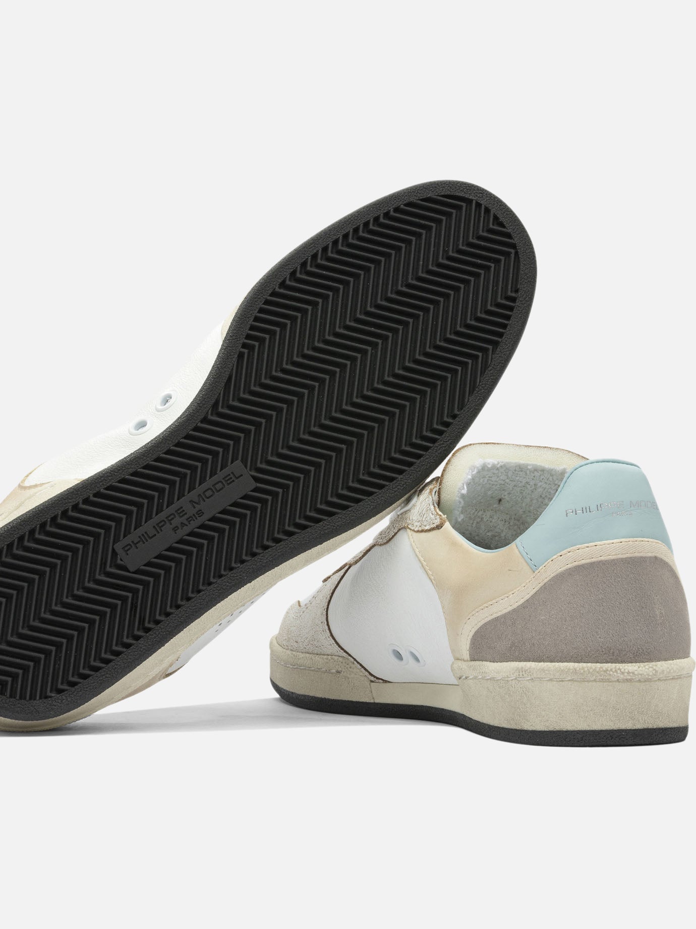 Low top sneakers 100% leather - 100% rubber  Beige - Philippe Model Paris Women | PDP | VIETTI Online Store | thumbnail_5