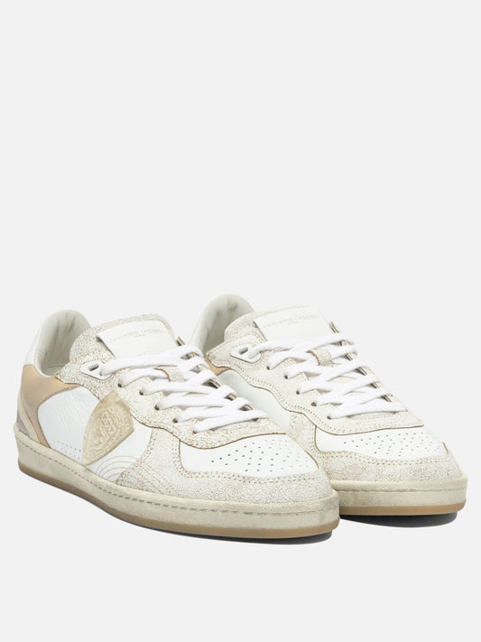 Low top sneakers 100% leather - 100% rubber  White - Philippe Model Paris Men | PDP | VIETTI Online Store | 2
