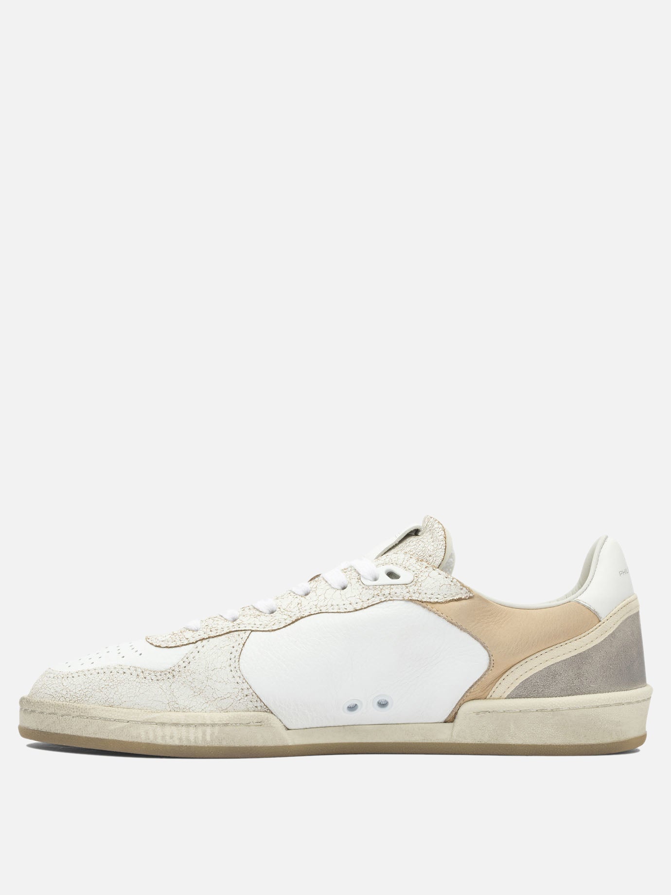 Low top sneakers 100% leather - 100% rubber  White - Philippe Model Paris Men | PDP | VIETTI Online Store | Zoom-Modal_3
