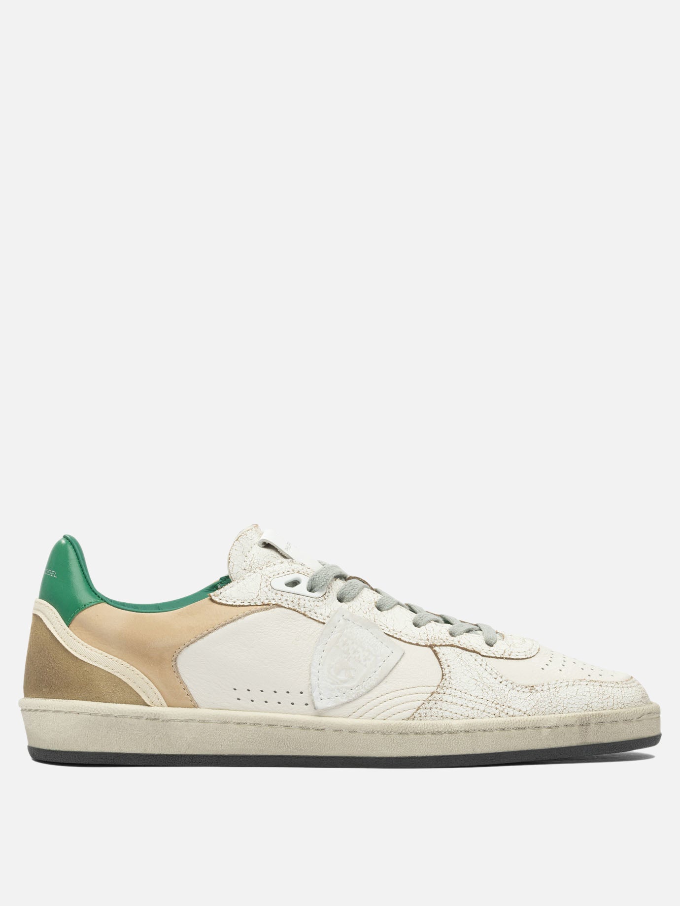 Low top sneakers 100% leather - 100% rubber  White - Philippe Model Paris Men | PDP | VIETTI Online Store | thumbnail
