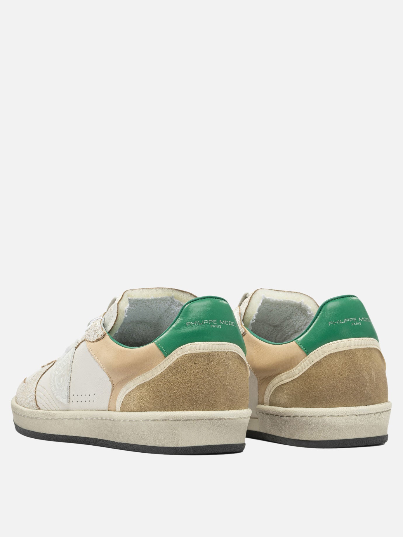 Low top sneakers 100% leather - 100% rubber  White - Philippe Model Paris Men | PDP | VIETTI Online Store | thumbnail_4