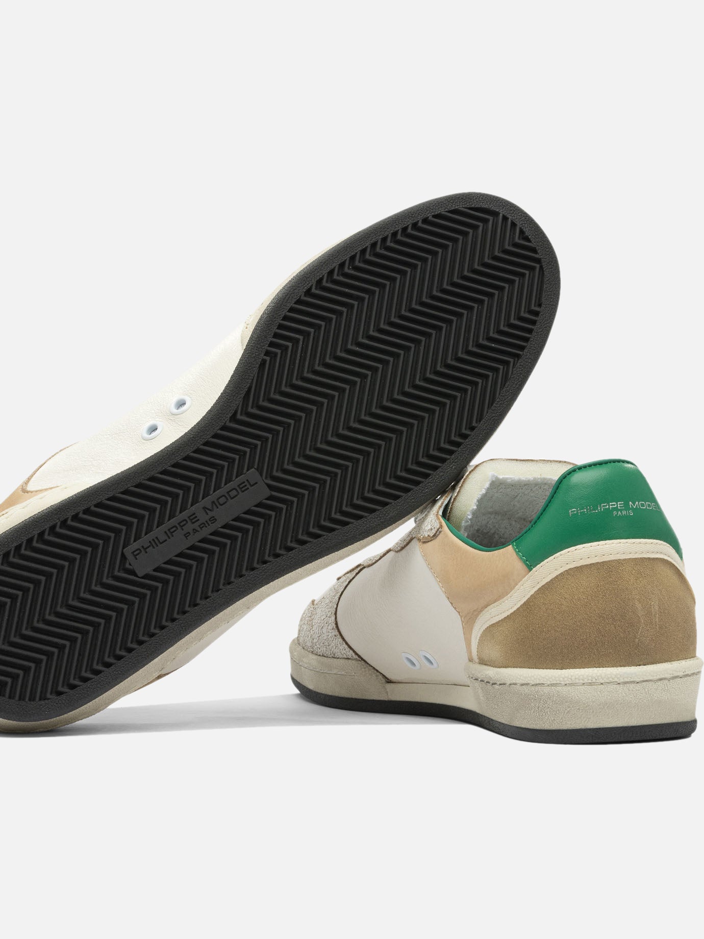 Low top sneakers 100% leather - 100% rubber  White - Philippe Model Paris Men | PDP | VIETTI Online Store | Zoom-Modal_5
