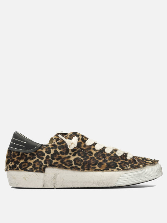 Low top sneakers 100% leather - 100% rubber  Brown - Philippe Model Paris Women | PLP | VIETTI Online Store 
