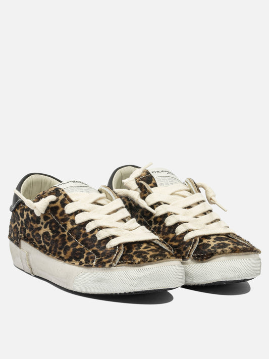 Low top sneakers 100% leather - 100% rubber  Brown - Philippe Model Paris Women | PLP | VIETTI Online Store | 2
