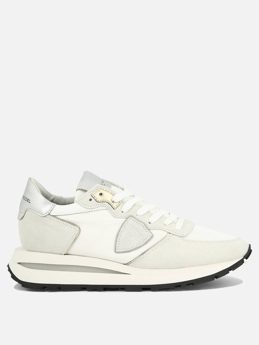 Low top sneakers 70% leather 30% polyester - 100% rubber  White - Philippe Model Paris Women | PLP | VIETTI Online Store 

