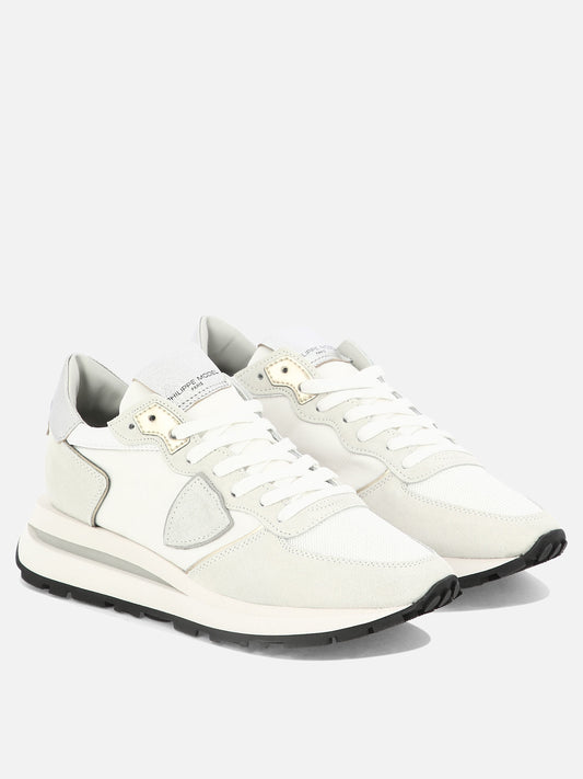 Low top sneakers 70% leather 30% polyester - 100% rubber  White - Philippe Model Paris Women | PLP | VIETTI Online Store | 2
