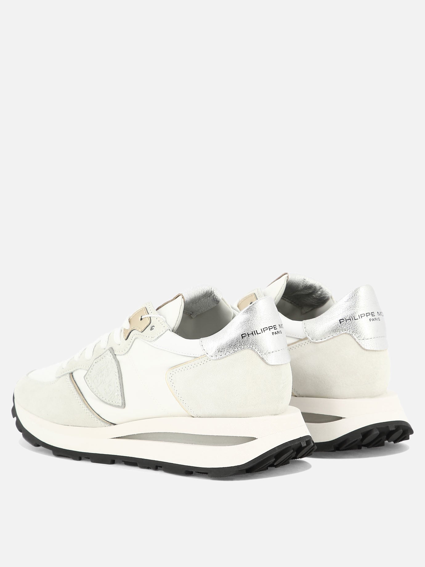 Low top sneakers 70% leather 30% polyester - 100% rubber  White - Philippe Model Paris Women | PDP | VIETTI Online Store | Zoom-Modal_4
