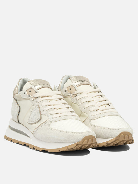 Low top sneakers 70% leather 30% polyester - 100% rubber  Beige - Philippe Model Paris Women | PLP | VIETTI Online Store | 2
