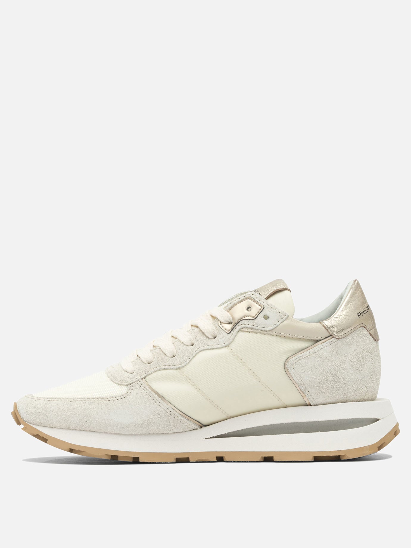 Low top sneakers 70% leather 30% polyester - 100% rubber  Beige - Philippe Model Paris Women | PDP | VIETTI Online Store | thumbnail_3