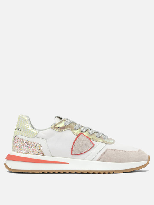 Low top sneakers 80% leather 20% polyamide - 100% rubber  Beige - Philippe Model Paris Women | PLP | VIETTI Online Store 
