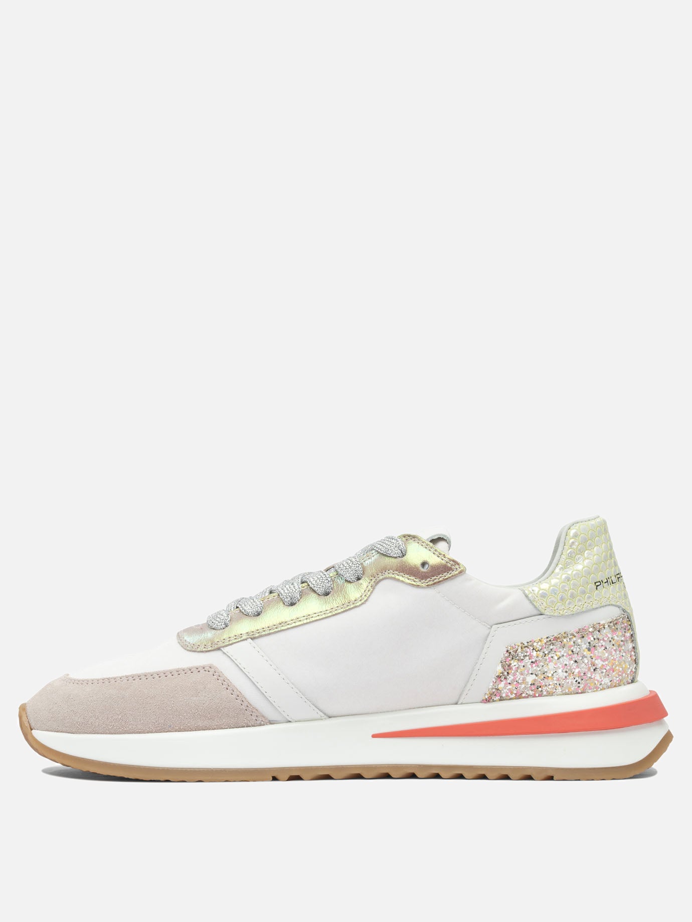 Low top sneakers 80% leather 20% polyamide - 100% rubber  Beige - Philippe Model Paris Women | PDP | VIETTI Online Store | Zoom-Modal_3
