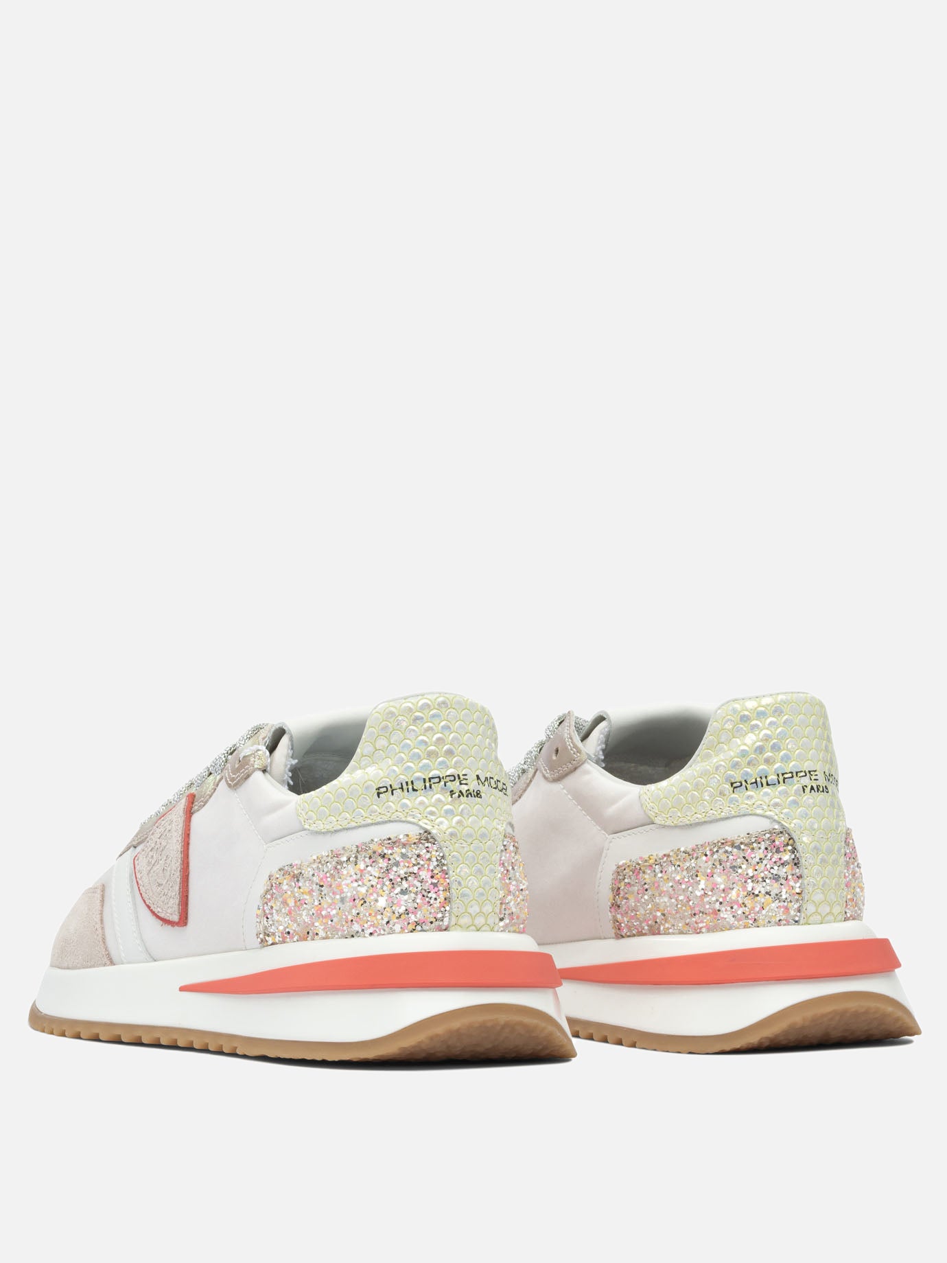 Low top sneakers 80% leather 20% polyamide - 100% rubber  Beige - Philippe Model Paris Women | PDP | VIETTI Online Store | thumbnail_4