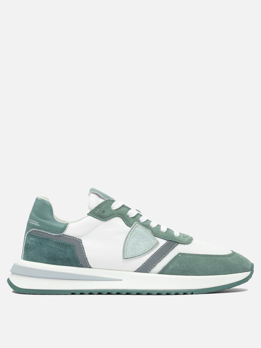 Low top sneakers 100% leather - 100% rubber  Green - Philippe Model Paris Men | PLP | VIETTI Online Store 
