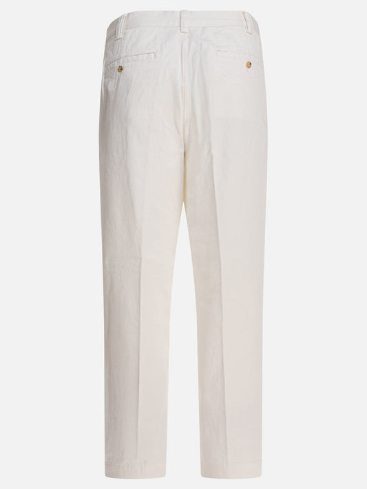 Pantaloni casual Solid colour  Bianco - Polo Ralph Lauren Donna | PLP | VIETTI Online Store | 2
