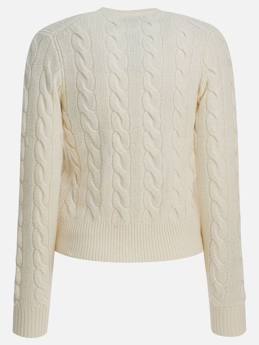Cardigan Logo  Bianco - Polo Ralph Lauren Donna | PDP | VIETTI Online Store | 2
