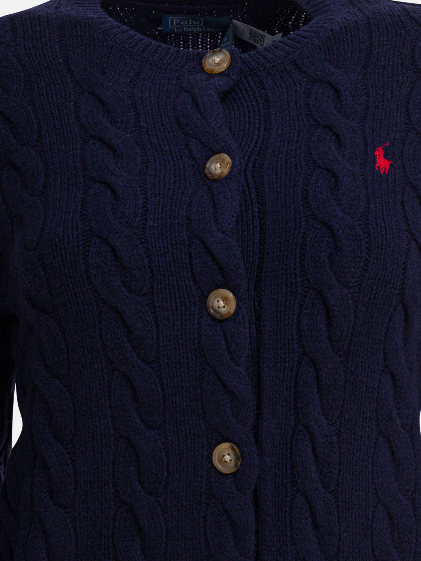 Cardigan Solid colour  Blu - Polo Ralph Lauren Donna | PDP | VIETTI Online Store | Zoom-Modal_3
