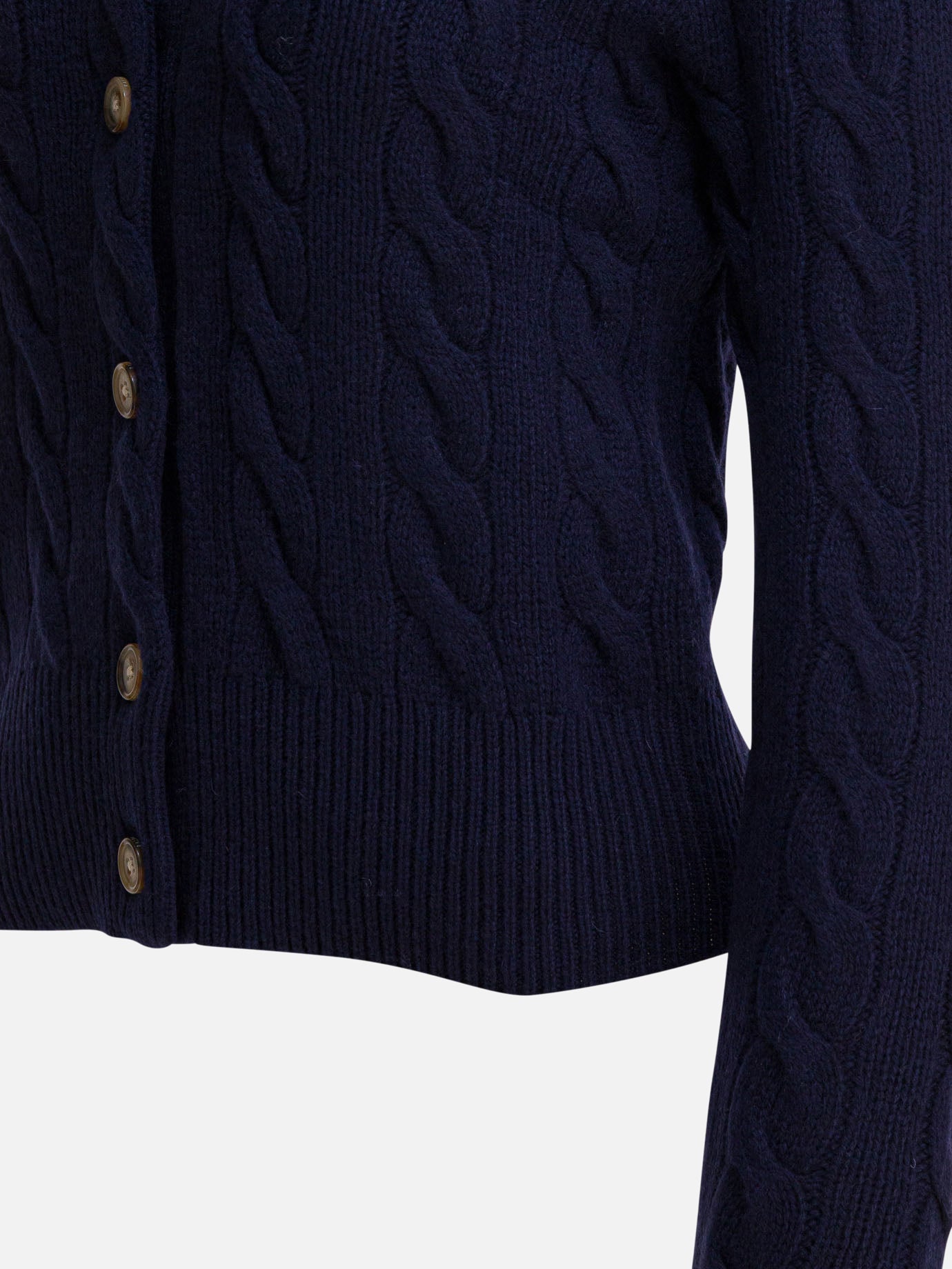Cardigan Solid colour  Blu - Polo Ralph Lauren Donna | PDP | VIETTI Online Store | thumbnail_4