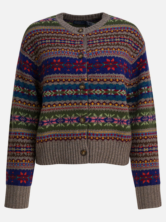Cardigan Print  Beige - Polo Ralph Lauren Donna | PLP | VIETTI Online Store 
