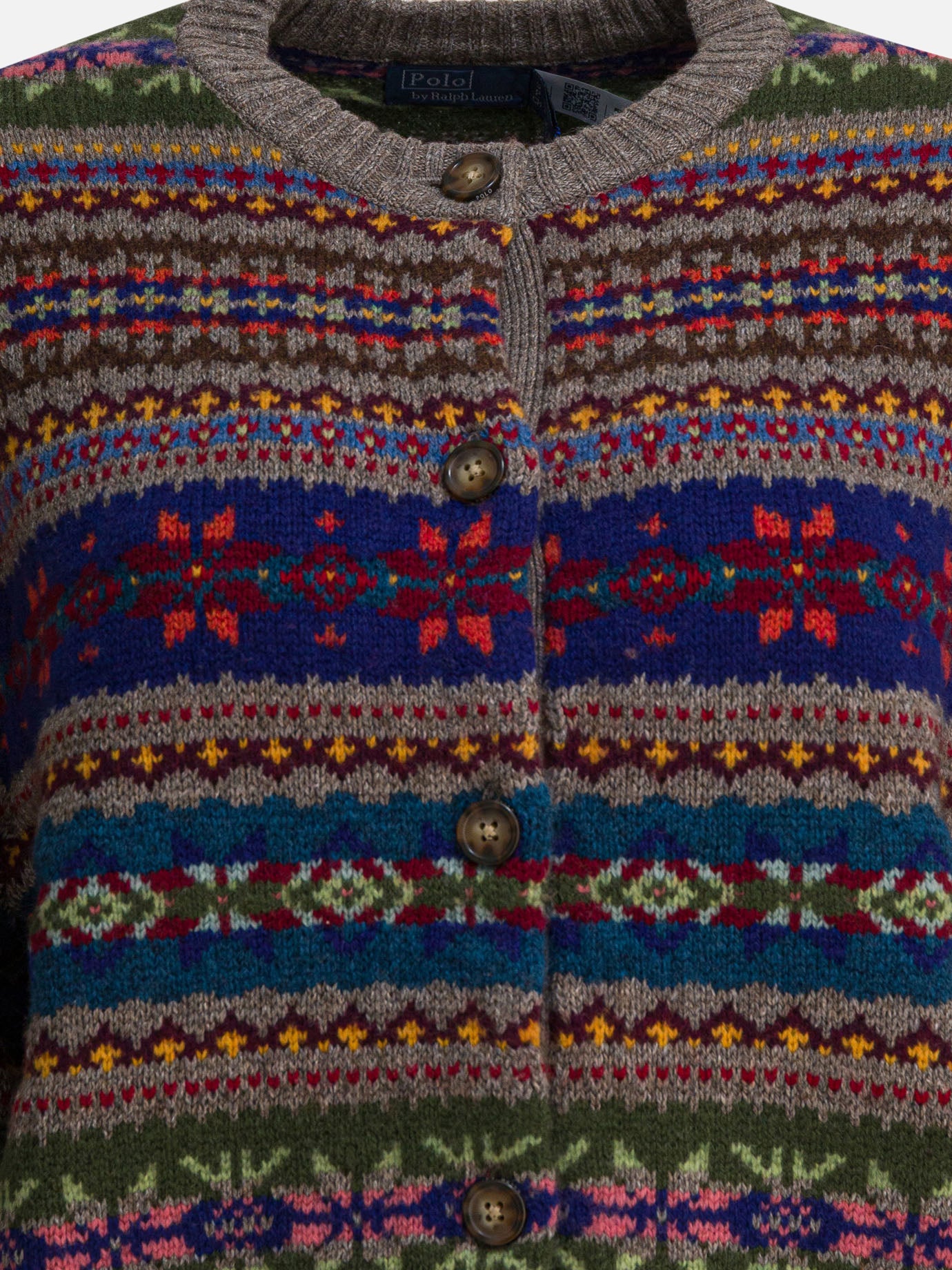 Cardigan Print  Beige - Polo Ralph Lauren Donna | PDP | VIETTI Online Store | thumbnail_3