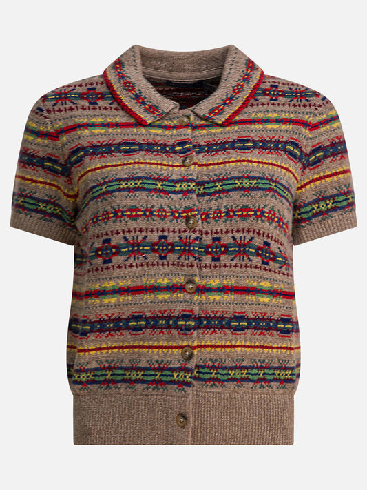 100% cashmere Print  Beige - Polo Ralph Lauren Donna | PDP | VIETTI Online Store 
