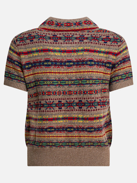 100% cashmere Print  Beige - Polo Ralph Lauren Donna | PDP | VIETTI Online Store | 2
