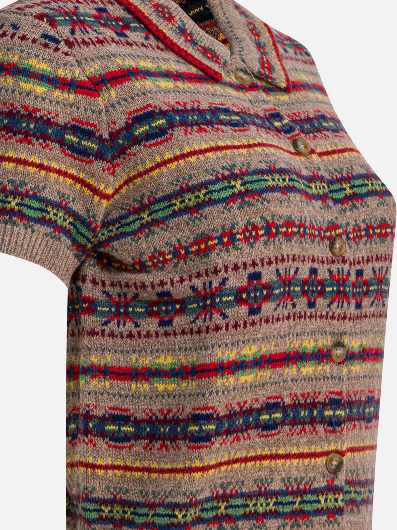 100% cashmere Print  Beige - Polo Ralph Lauren Donna | PDP | VIETTI Online Store | thumbnail_4