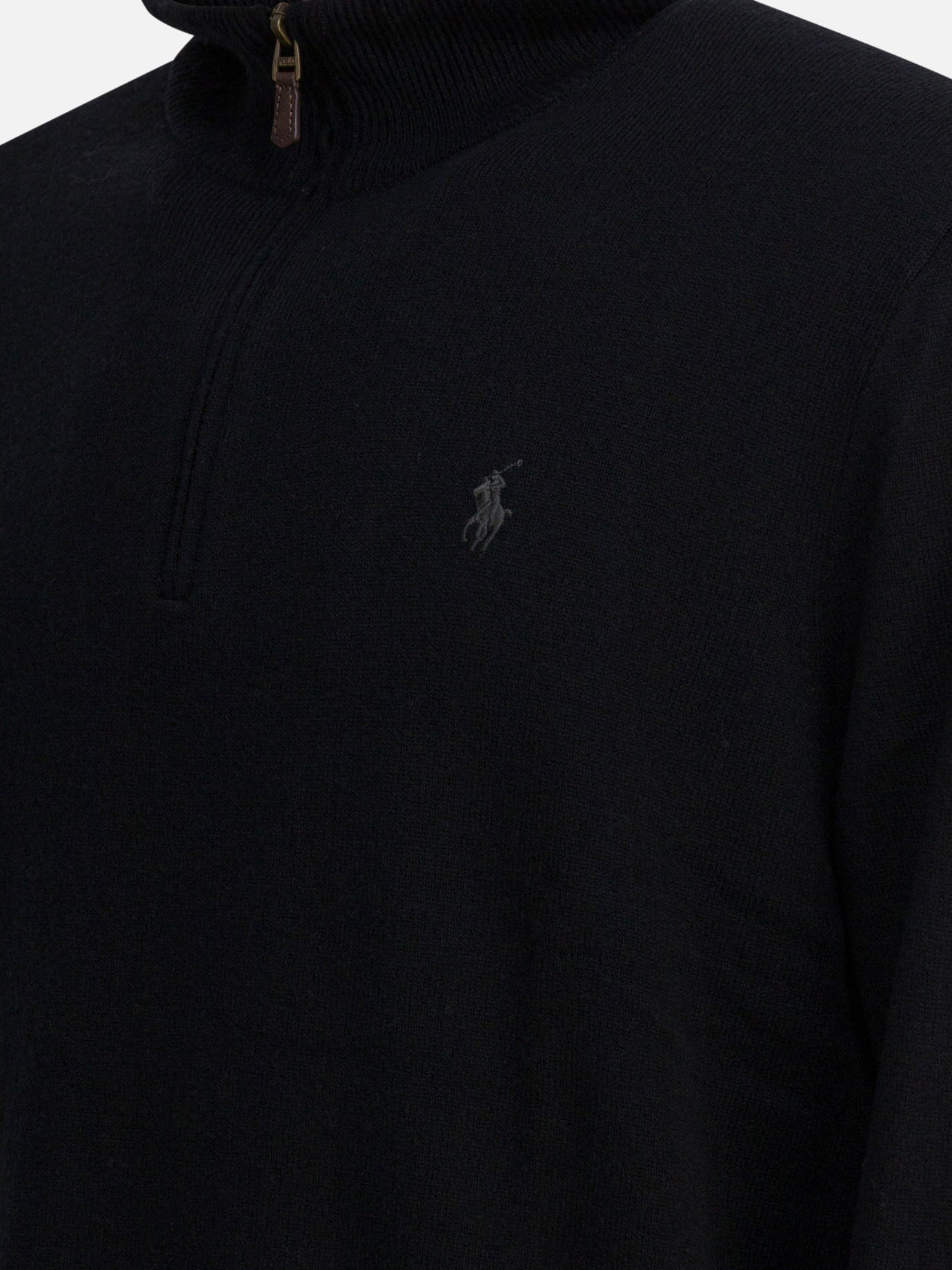 Maglioni con zip Logo  Nero - Polo Ralph Lauren Uomo | PDP | VIETTI Online Store | thumbnail_4