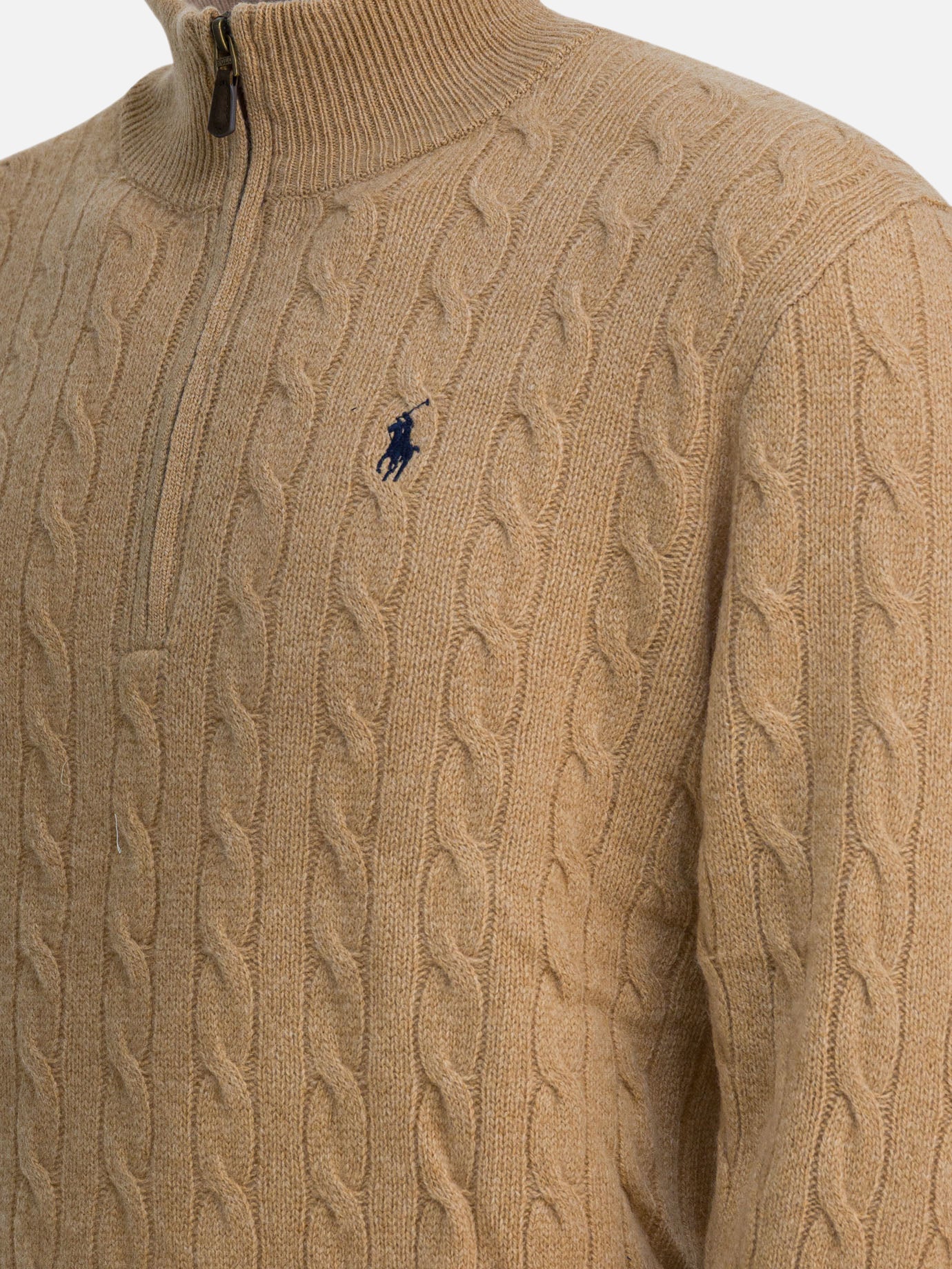 Maglioni con mezza zip Logo  Beige - Polo Ralph Lauren Uomo | PDP | VIETTI Online Store | Zoom-Modal_4
