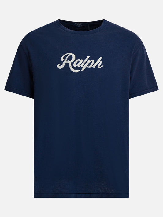 T-shirt girocollo Logo  Blu - Polo Ralph Lauren Uomo | PDP | VIETTI Online Store 
