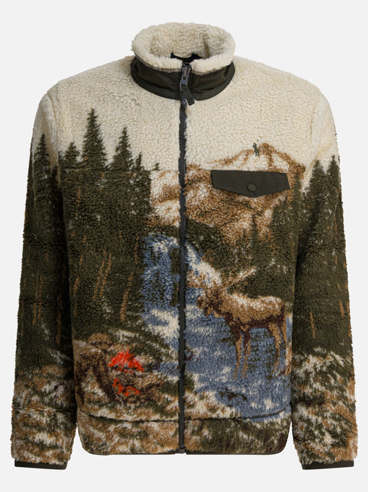 Giacche in pile Print  Multicolor - Polo Ralph Lauren Uomo | PDP | VIETTI Online Store 
