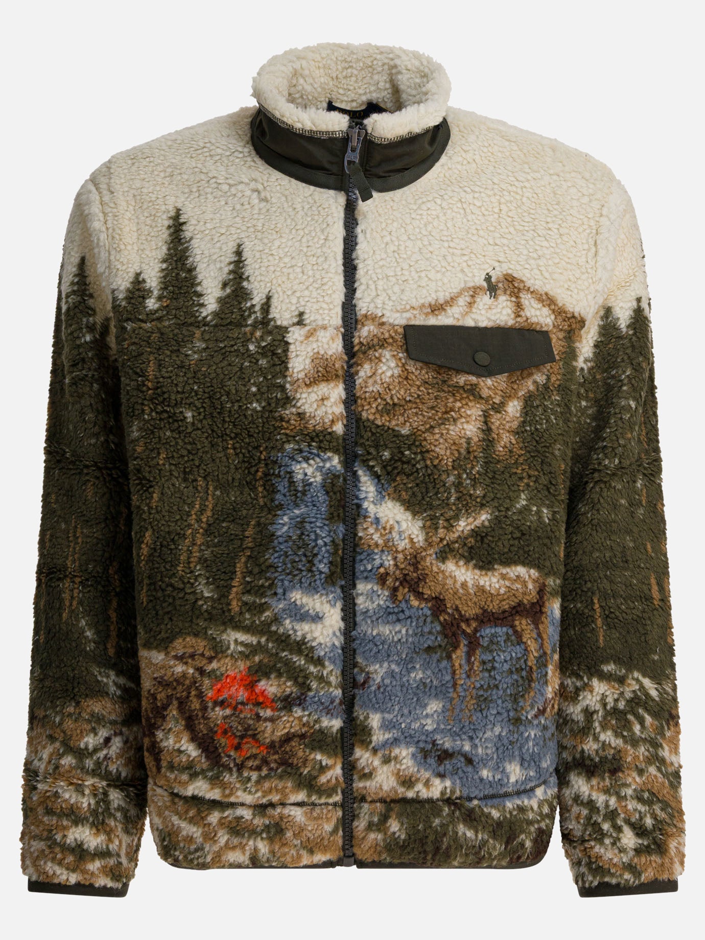 Giacche in pile Print  Multicolor - Polo Ralph Lauren Uomo | PDP | VIETTI Online Store | thumbnail