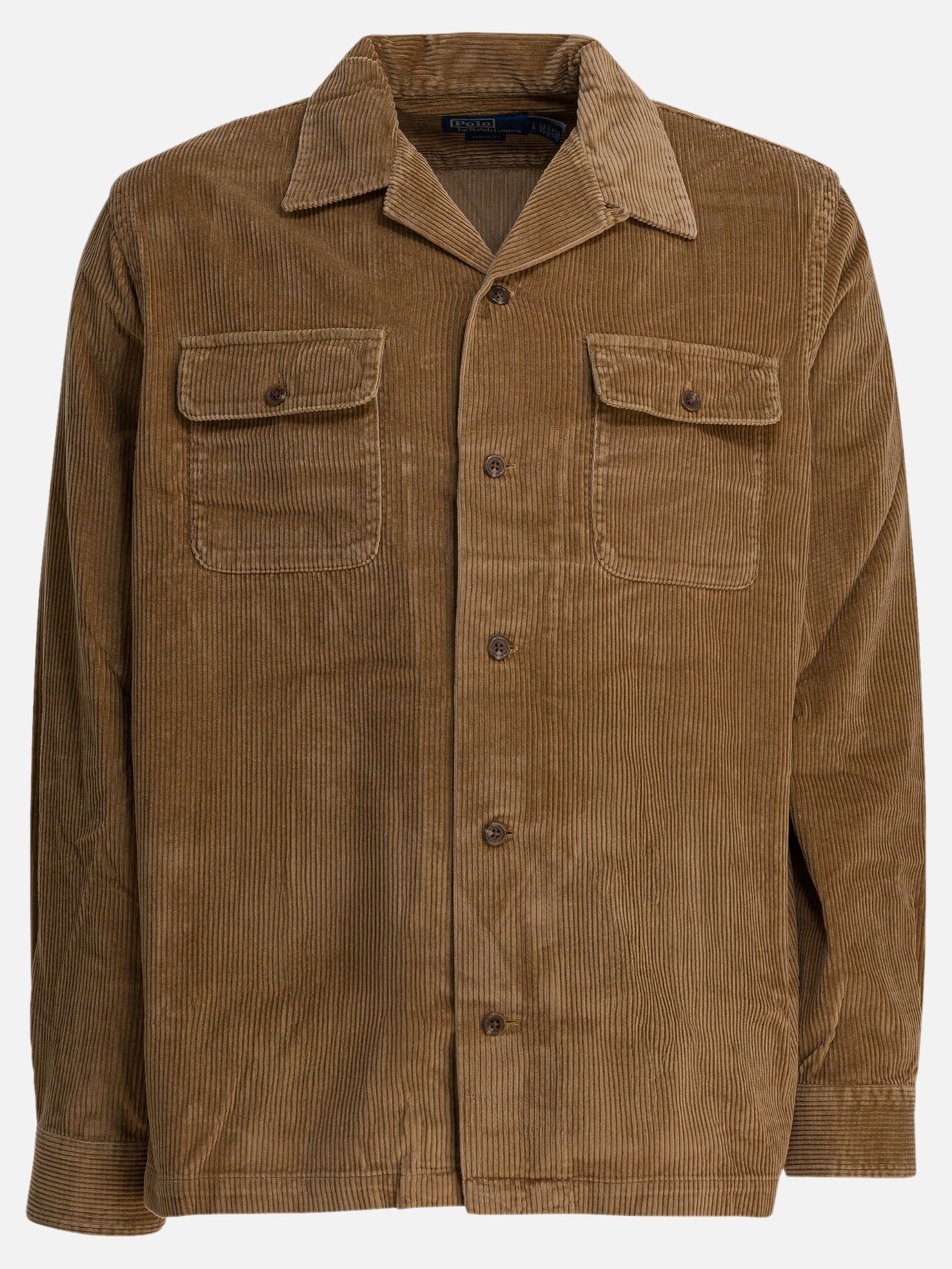 Giacche overshirt Solid colour  Marrone - Polo Ralph Lauren Uomo | PDP | VIETTI Online Store | thumbnail