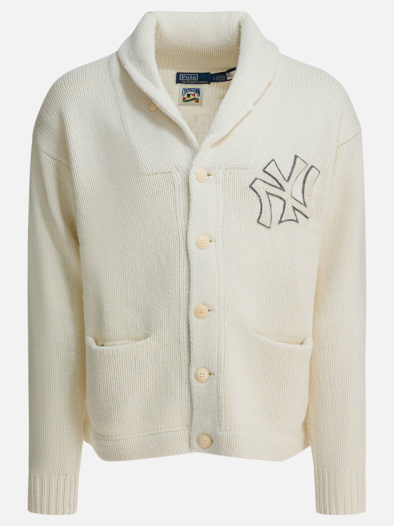 Cardigan Solid colour  Bianco - Polo Ralph Lauren Uomo | PDP | VIETTI Online Store | Zoom-Modal

