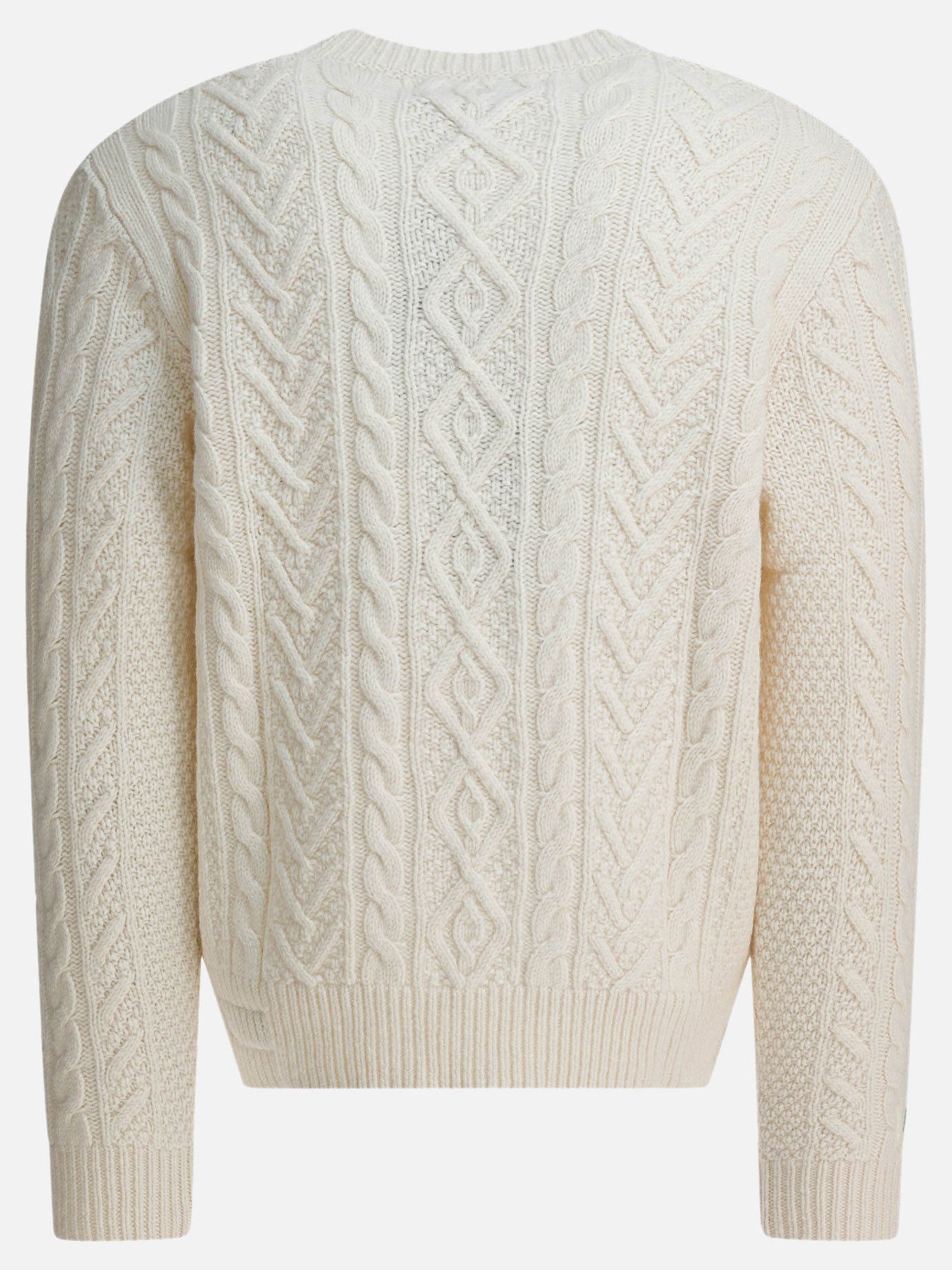 Maglioni girocollo Textured knit  Bianco - Polo Ralph Lauren Uomo | PDP | VIETTI Online Store | thumbnail_2