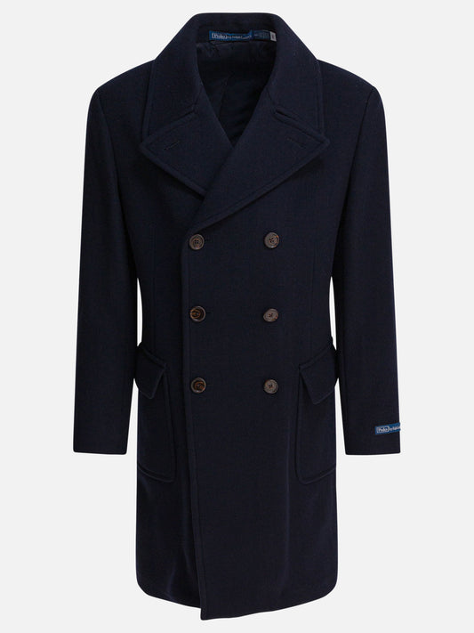 Cappotti lunghi Solid colour  Blu - Polo Ralph Lauren Uomo | PLP | VIETTI Online Store 
