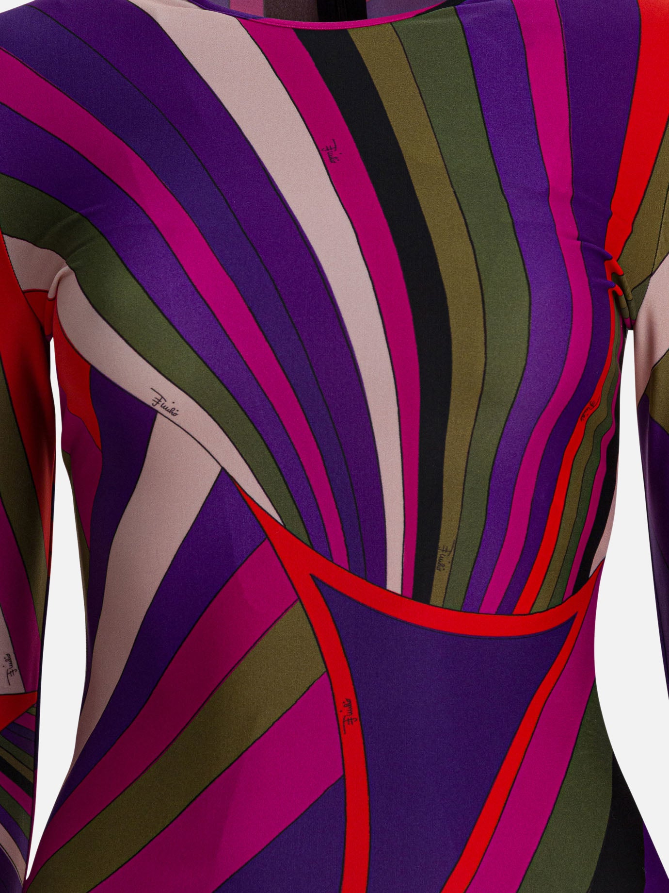Midi dresses Graphics  Purple - Pucci Women | PDP | VIETTI Online Store | thumbnail_3