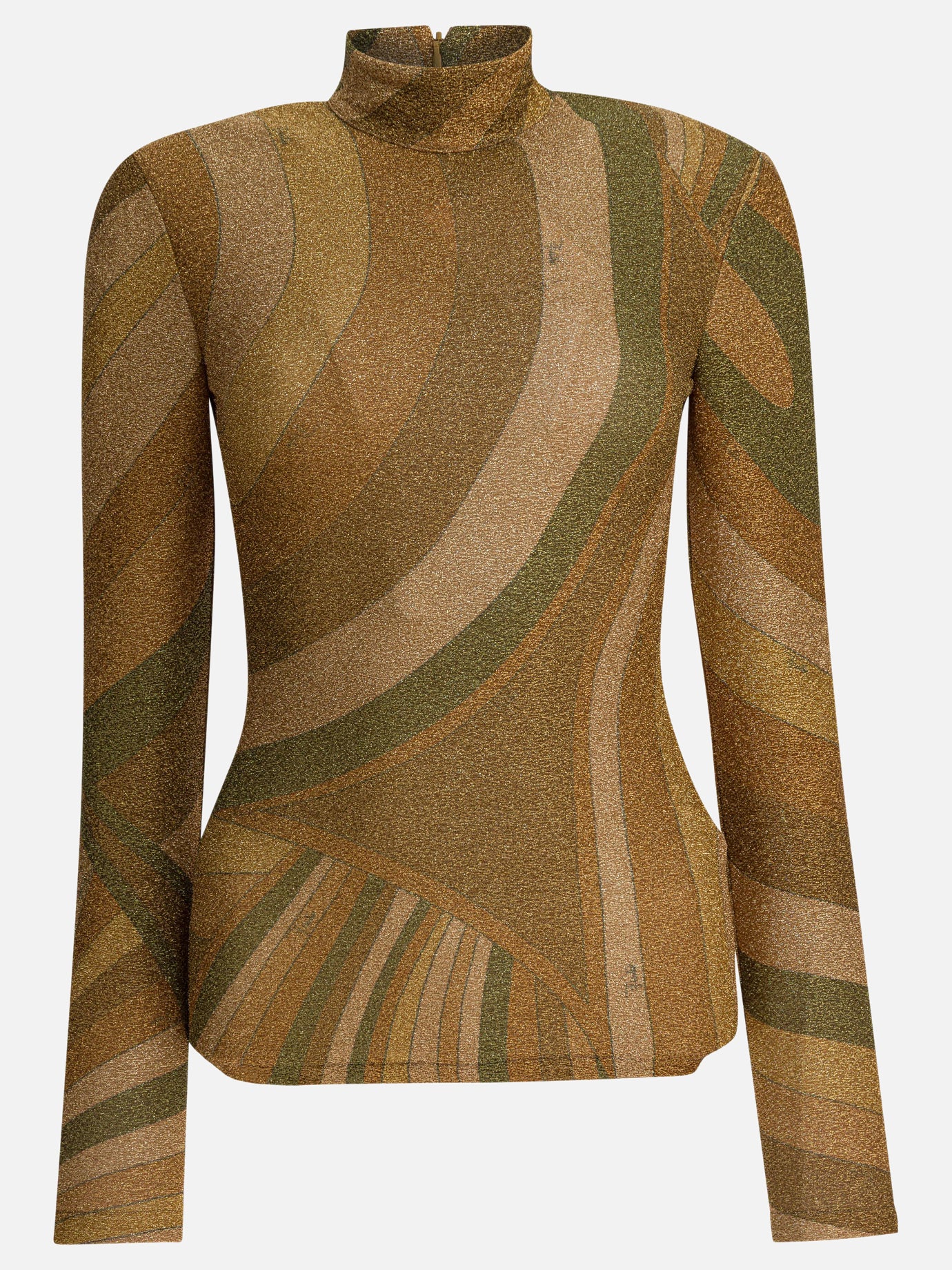 Mock neck t-shirts Graphics  Gold - Pucci Women | PDP | VIETTI Online Store | Zoom-Modal
