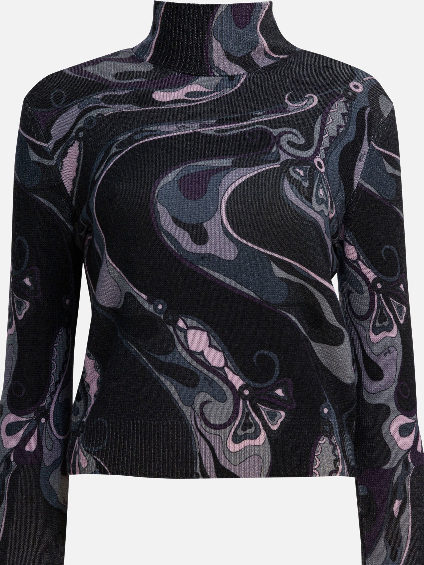 Turtleneck sweaters Print  Black - Pucci Women | PDP | VIETTI Online Store | Zoom-Modal
