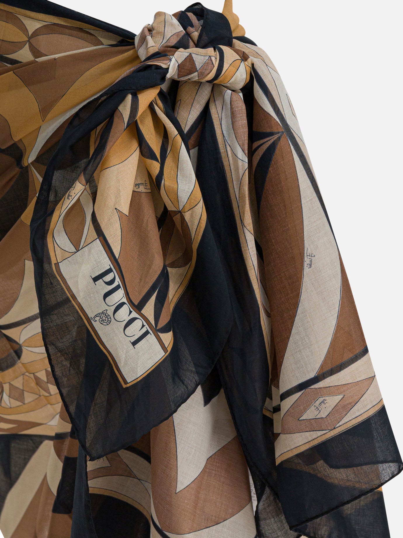 Beach dresses Graphics  Black - Pucci Women | PDP | VIETTI Online Store | thumbnail_4