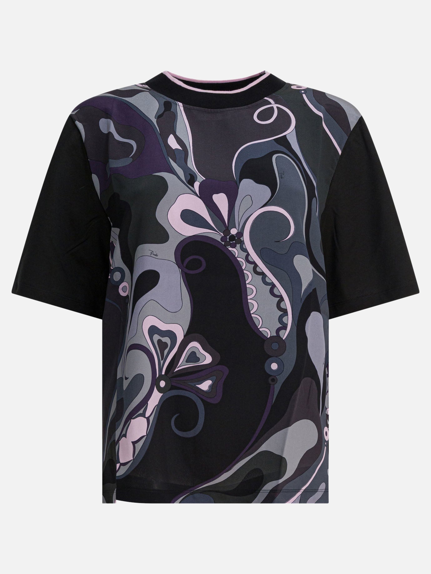 Crewneck t-shirts Print  Black - Pucci Women | PDP | VIETTI Online Store | thumbnail